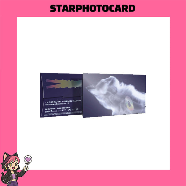 [READY STOCK] (LE SSERAFIM) 4th Mini Album 'CRAZY' (weverse albums ver.) 4