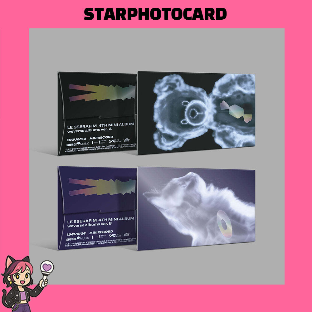 [READY STOCK] (LE SSERAFIM) 4th Mini Album 'CRAZY' (weverse albums ver.) 5