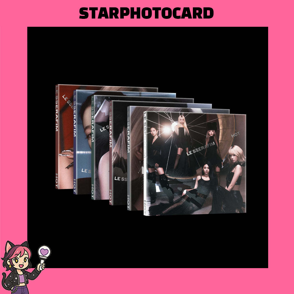 LE SSERAFIM - 5th Mini Album 'HOT' (COMPACT ver.) album — SET
