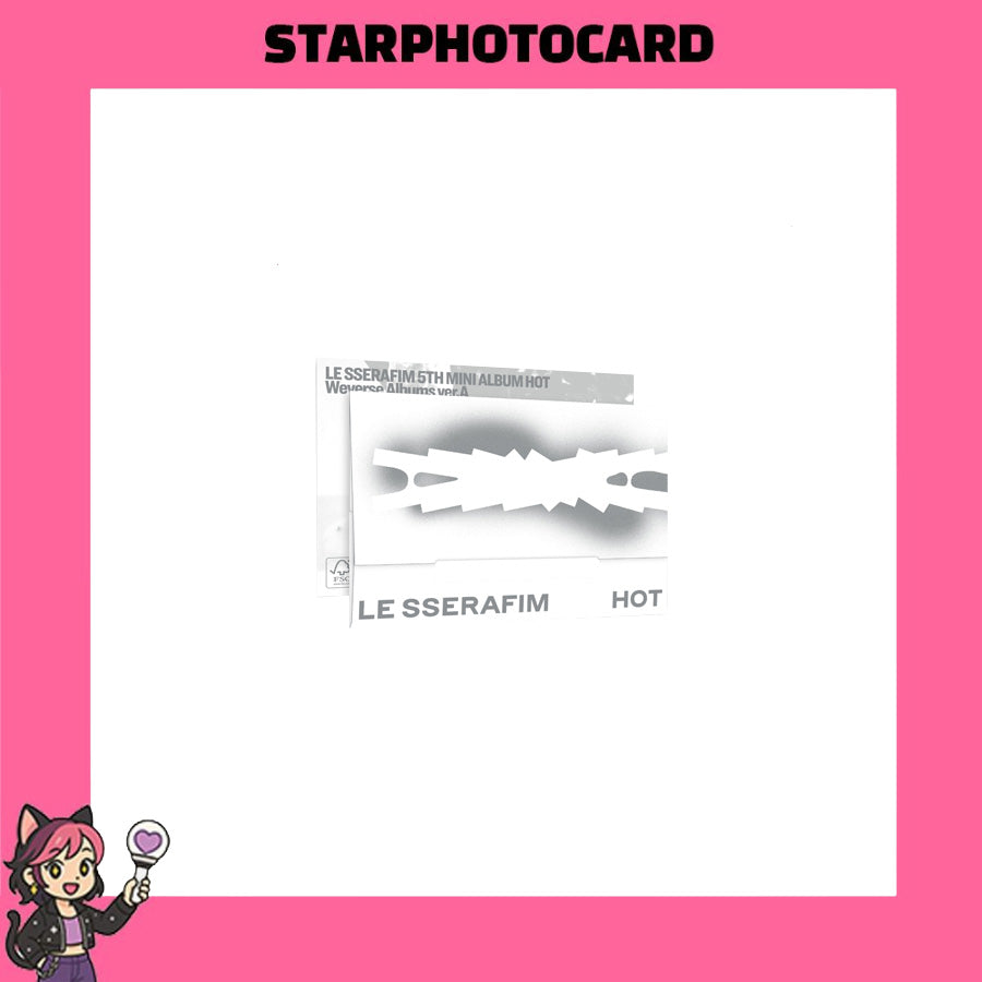 LE SSERAFIM - 5th Mini Album 'HOT' (Weverse Albums ver.) album — A