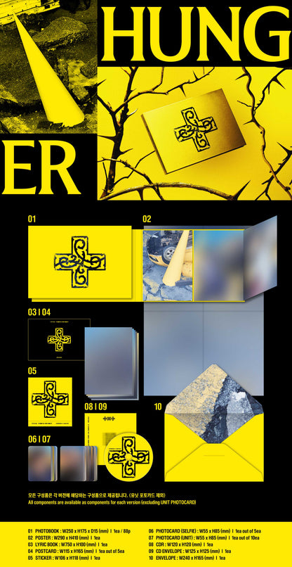 [READY STOCK] TOMORROW X TOGETHER 7TH YEAR: (HUNGER / TENSION / ANXIETY Ver.) 2