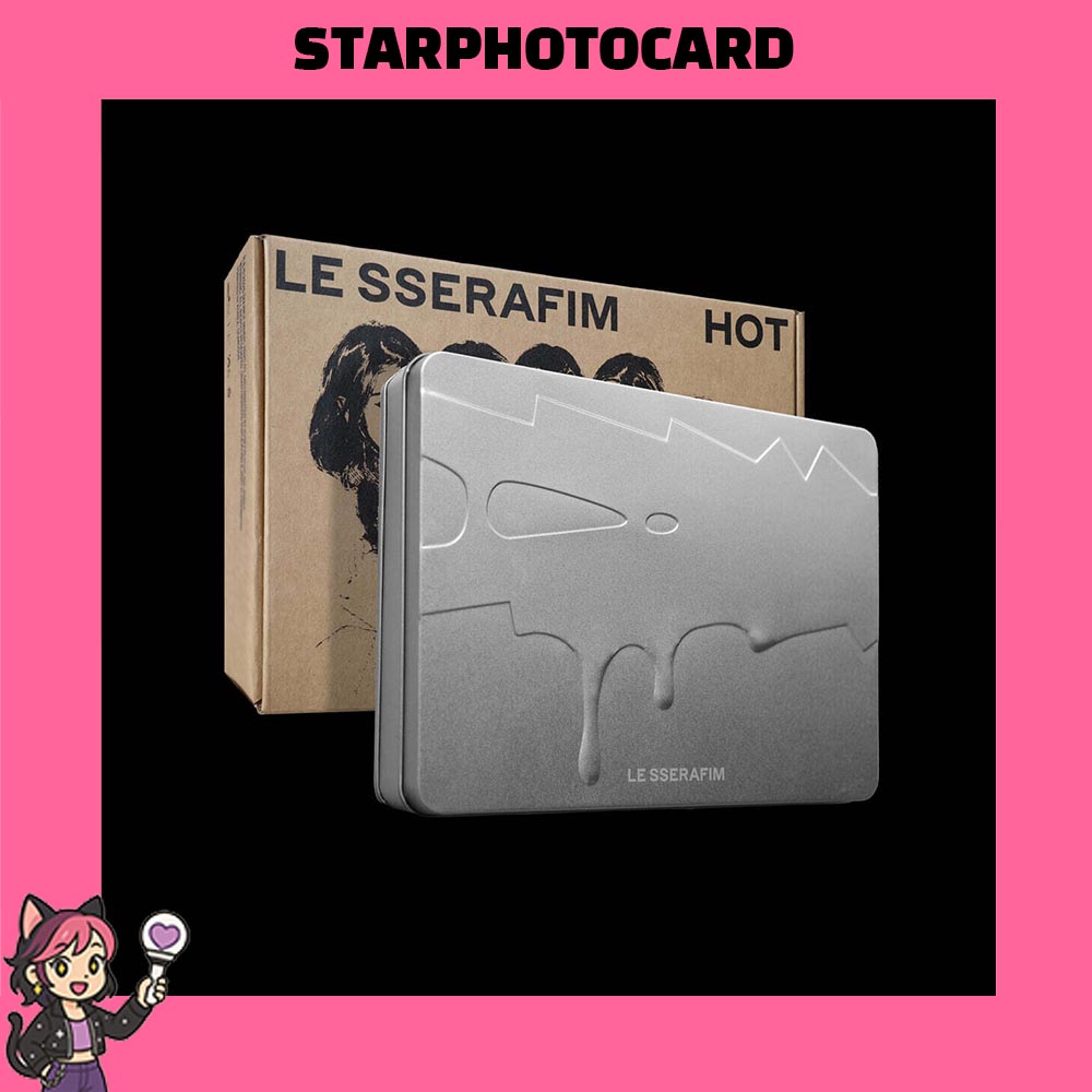 LE SSERAFIM - 5th Mini Album 'HOT' (Tin Case Ver.)