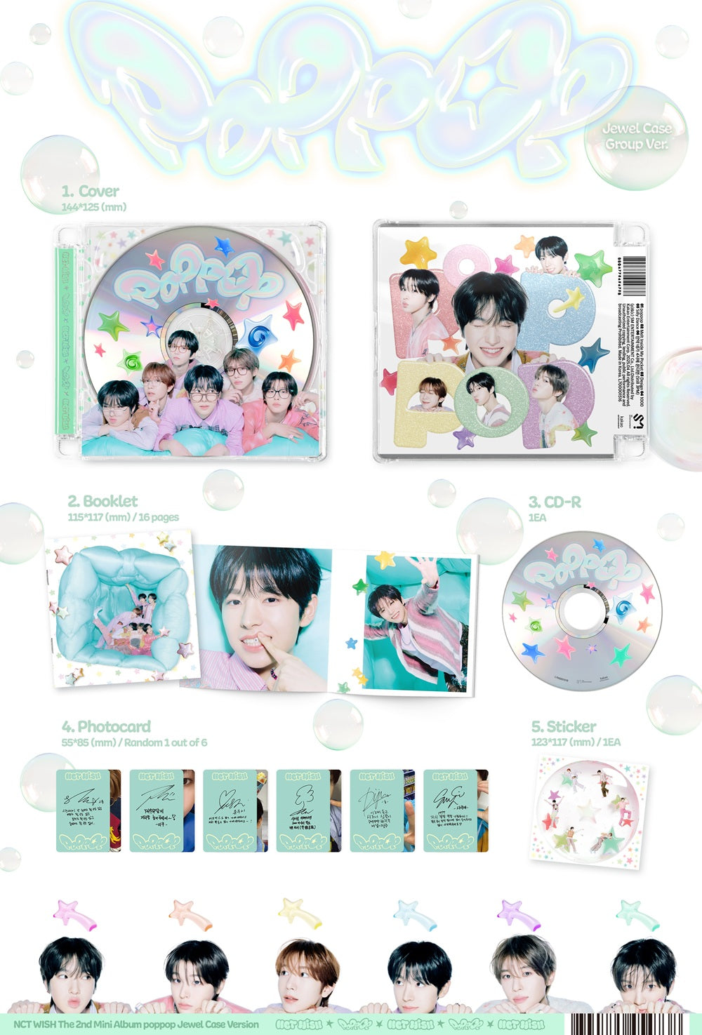 NCT WISH - POPPOP (Jewel Case Ver.)