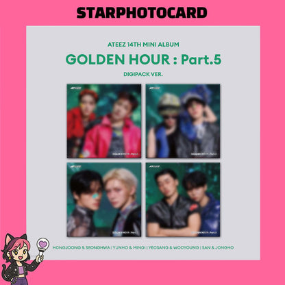 [READY STOCK] ATEEZ GOLDEN HOUR : Part.5 (DIGIPACK UNIT VER.) 7