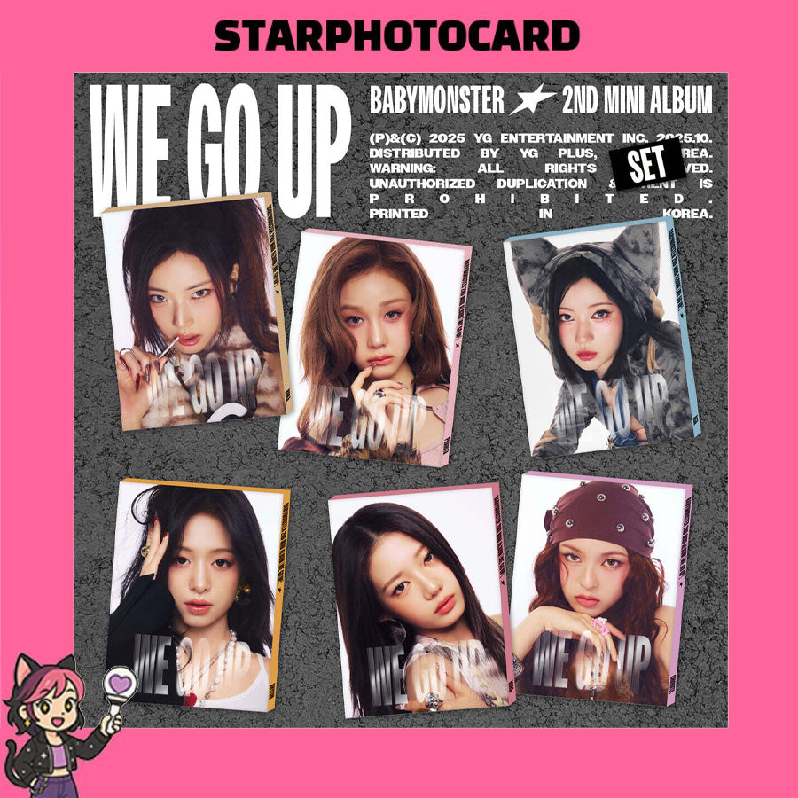 BABYMONSTER - 2nd Mini Album 'We Go Up' (Pattern Ver.)