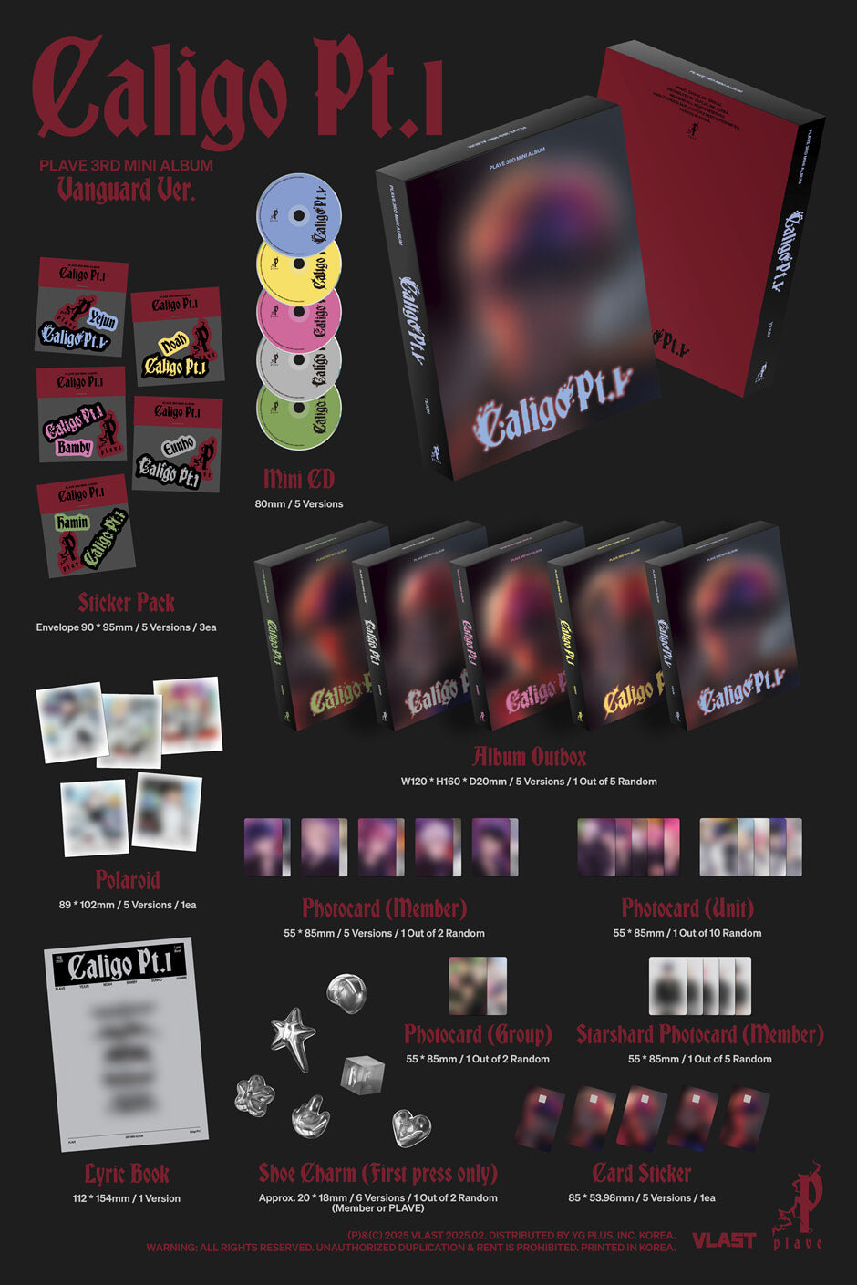 PLAVE - 3rd Mini Album 'Caligo Pt.1' (Vanguard Ver.)