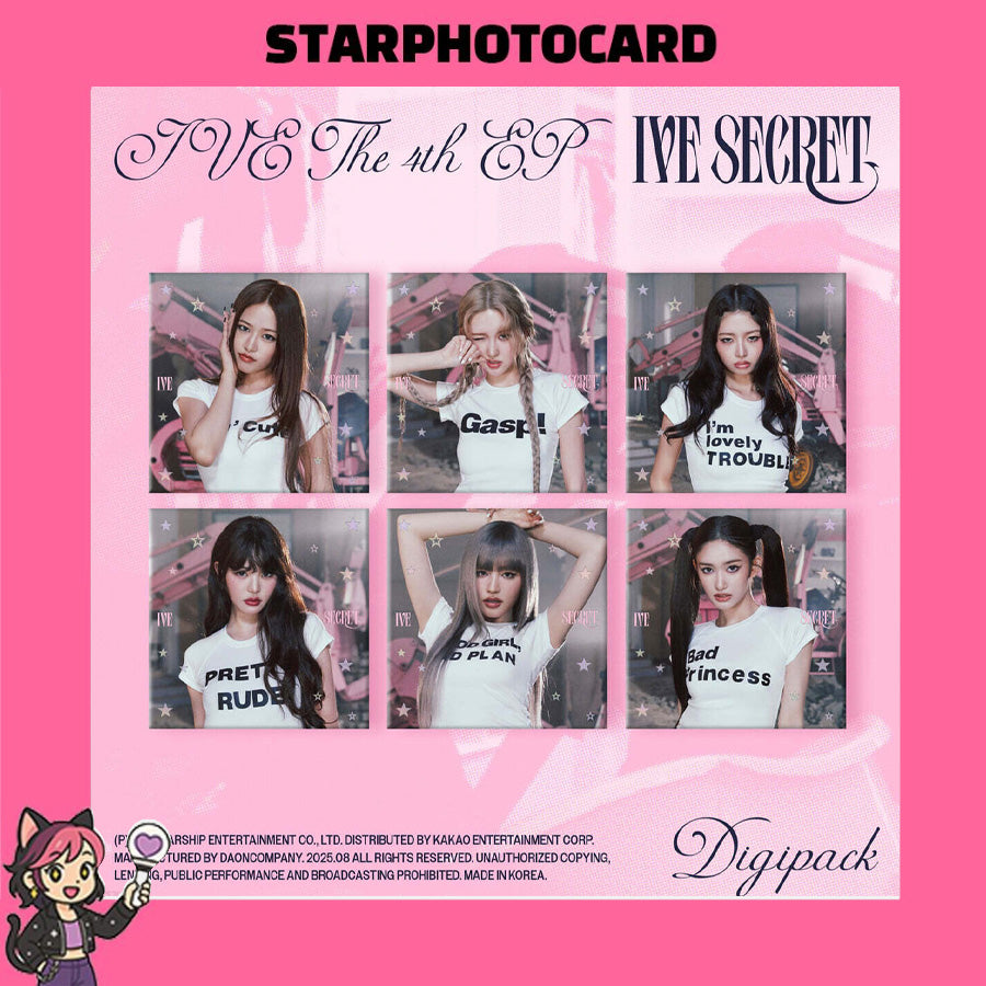Product image of IVE 4th EP “IVE SECRET” (Digipack Ver.) album