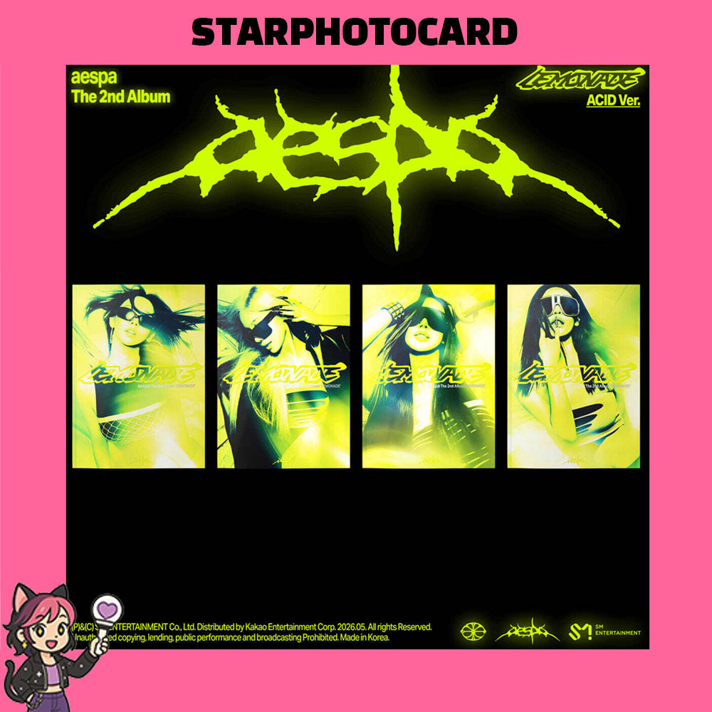 [READY STOCK] AESPA - 2ND FULL ALBUM [LEMONADE] (ACID Ver.)
