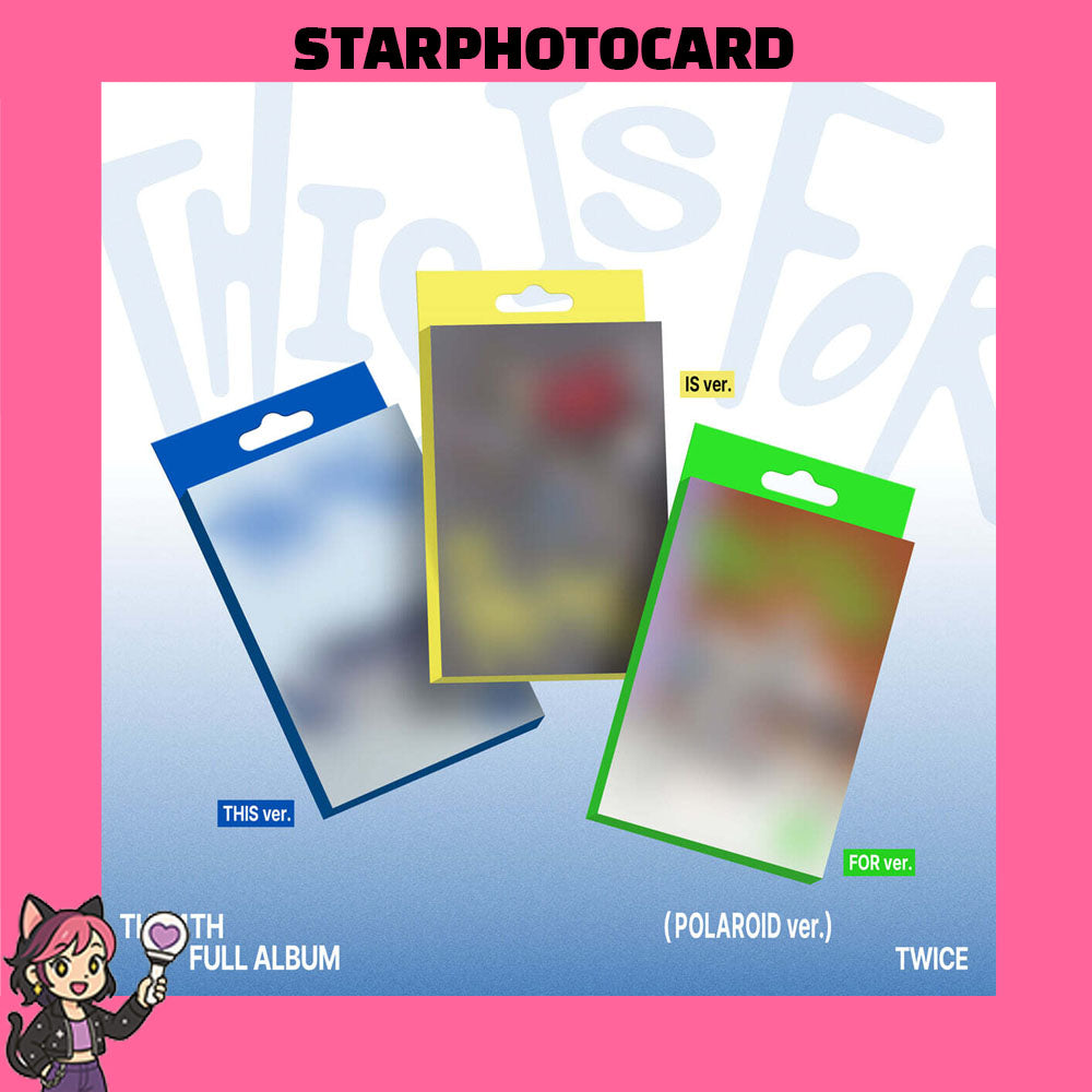 TWICE - 4th Full Album : THIS IS FOR [POLAROID ver.]