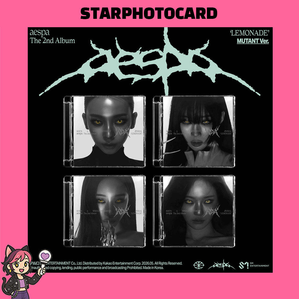 [READY STOCK] AESPA - 2ND FULL ALBUM [LEMONADE] (MUTANT Ver.)