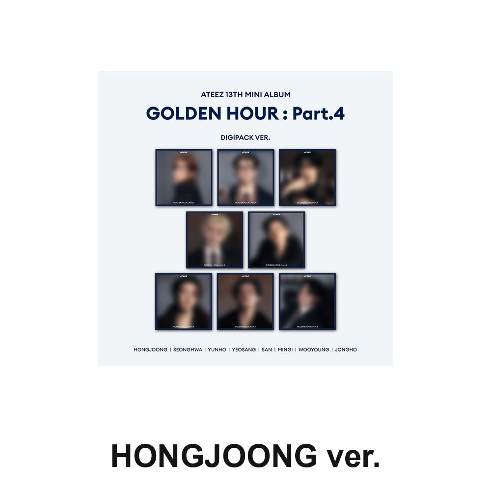 ATEEZ - 13TH MINI ALBUM [GOLDEN HOUR : PART.4] (DIGIPACK ver.) album — DIGIPACK HONGJOONG