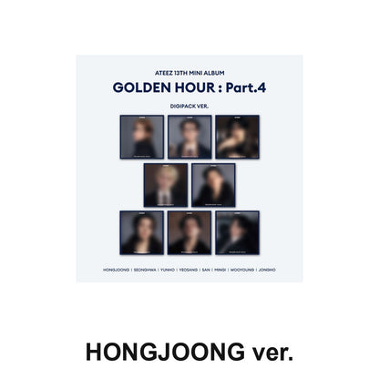 ATEEZ - 13TH MINI ALBUM [GOLDEN HOUR : PART.4] (DIGIPACK ver.) album — DIGIPACK HONGJOONG