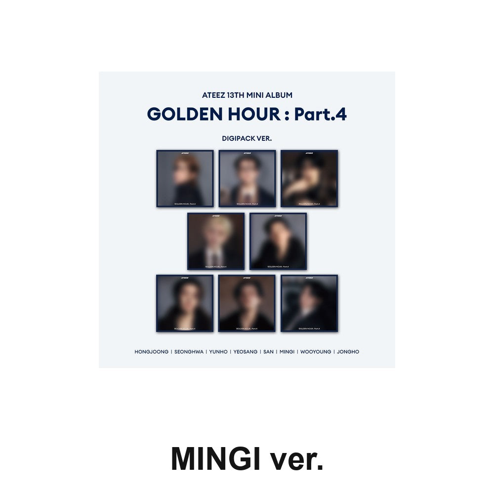 ATEEZ - 13TH MINI ALBUM [GOLDEN HOUR : PART.4] (DIGIPACK ver.) album — DIGIPACK MINGI