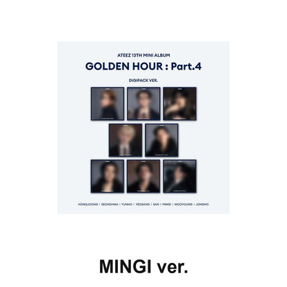 ATEEZ - 13TH MINI ALBUM [GOLDEN HOUR : PART.4] (DIGIPACK ver.) album — DIGIPACK MINGI