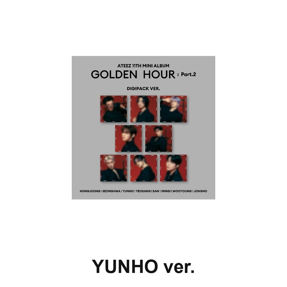 ATEEZ - 11TH MINI ALBUM [GOLDEN HOUR : PART.2] (DIGIPACK ver.) album — DIGIPACK YUNHO
