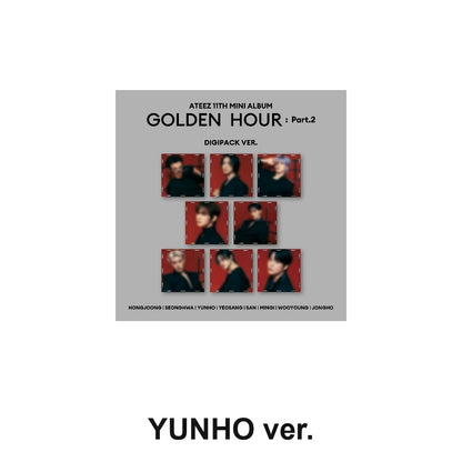 ATEEZ - 11TH MINI ALBUM [GOLDEN HOUR : PART.2] (DIGIPACK ver.) album — DIGIPACK YUNHO
