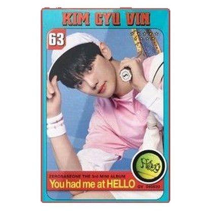 ZEROBASEONE - 3RD MINI ALBUM [You had me at HELLO] (ZEROSE ver.) album — ZEROSE GYU VIN