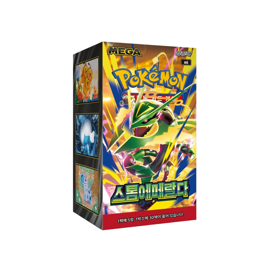 Pokemon TCG MEGA Expansion Pack Storm Emeralda 1 Box (Pack of 30/Korean Ver.) · ONE SIZE