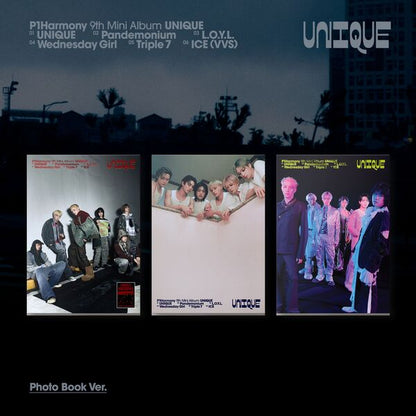 P1HARMONY - 9TH MINI ALBUM [UNIQUE] (PHOTOBOOK ver.) album