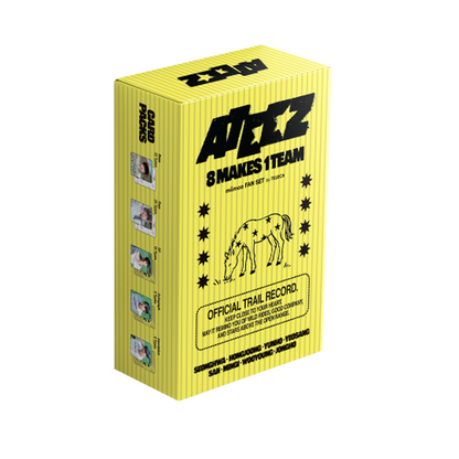 ATEEZ - MIIMCA COLLECTIBLE TRADING CARD FAN SET VER.1 & VER.2 merchandise — VER.1