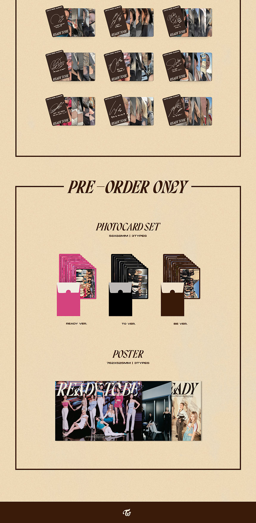 [READY STOCK] TWICE - 12TH MINI ALBUM READY TO BE 4
