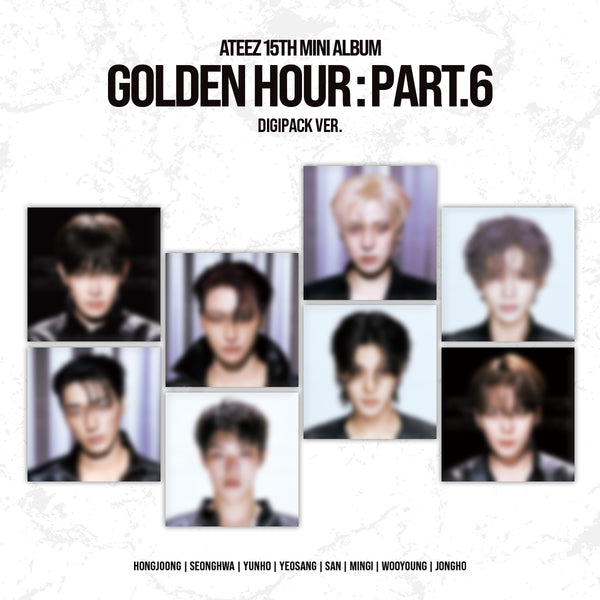 ATEEZ 15TH MINI ALBUM [GOLDEN HOUR : Part.6] (DIGIPACK VER.) album