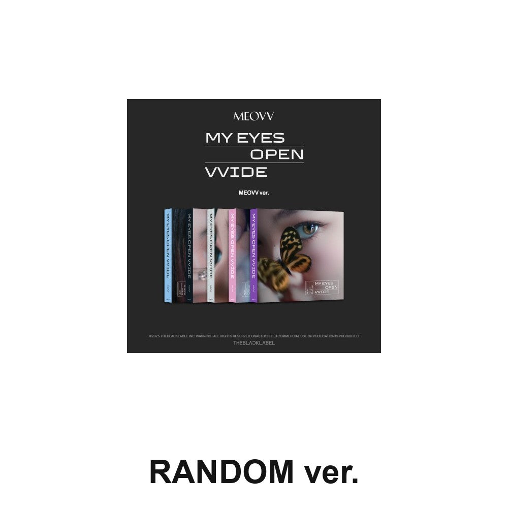 MEOVV - 1st EP ALBUM 'MY EYES OPEN VVIDE' (MEOVV ver.) album — MEOVV RANDOM