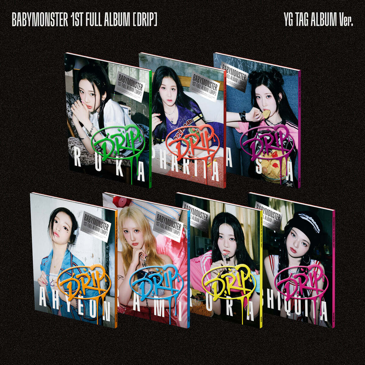 BABYMONSTER - DRIP [YG TAG ALBUM Ver.] album cover