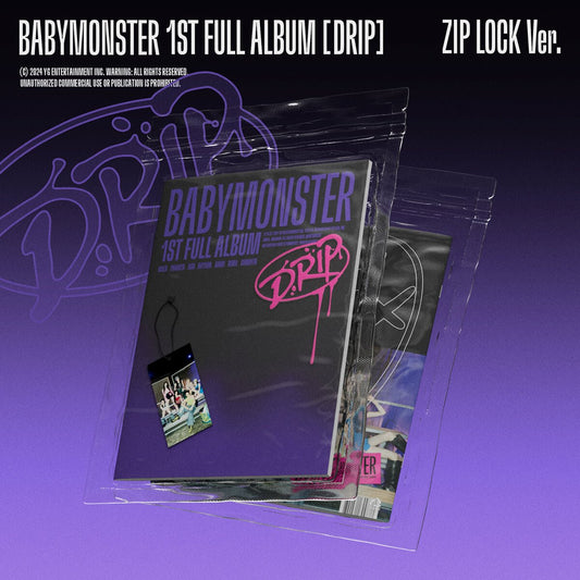 BABYMONSTER - DRIP [ZIP LOCK Ver.] album cover