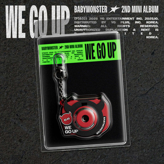 BABYMONSTER - WE GO UP [MINI BEAM KEYRING Ver.] album cover