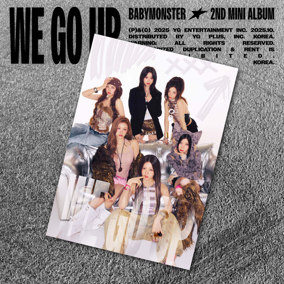 BABYMONSTER - WE GO UP [POSTCARD Ver.] album cover