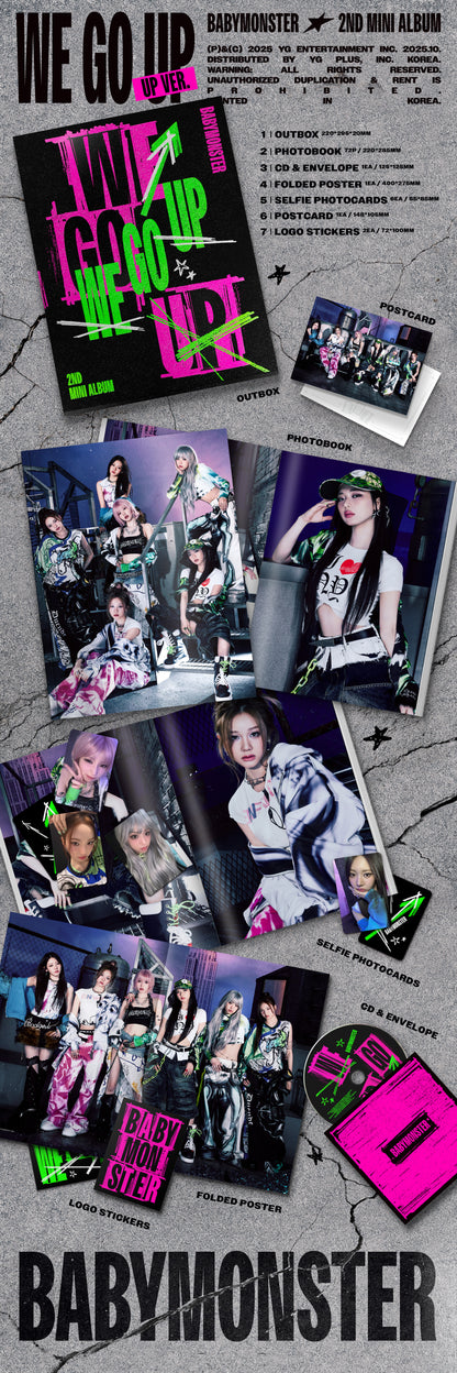 BABYMONSTER - WE GO UP [UP Ver.] album contents and details