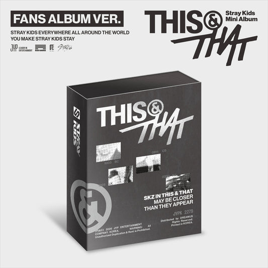 Stray Kids THIS & THAT (FANS ALBUM VER.) album