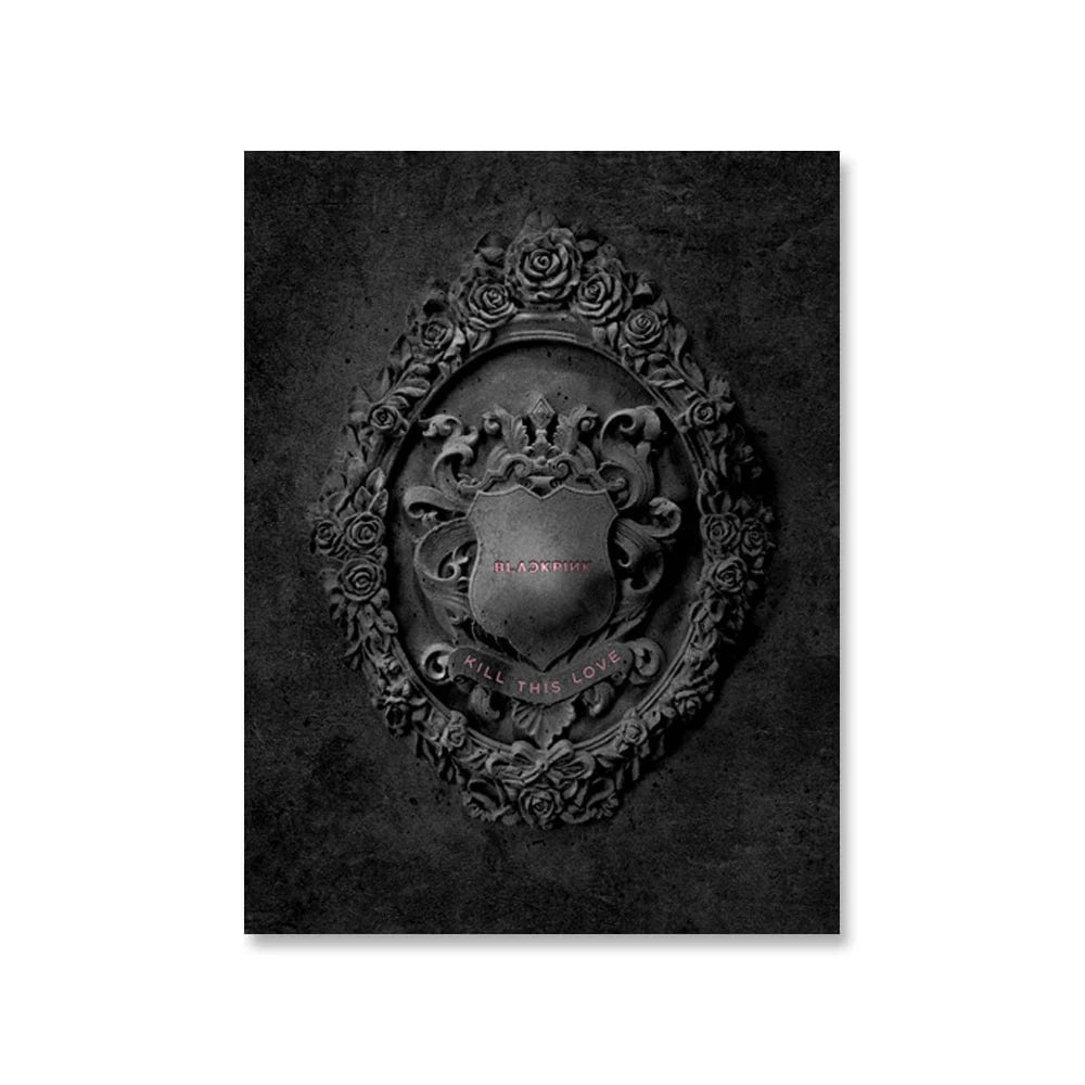 BLACKPINK - KILL THIS LOVE album cover black