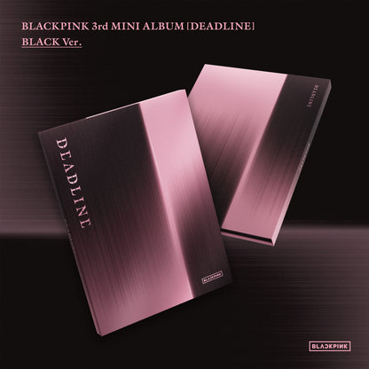 BLACKPINK - DEADLINE album cover black ver.