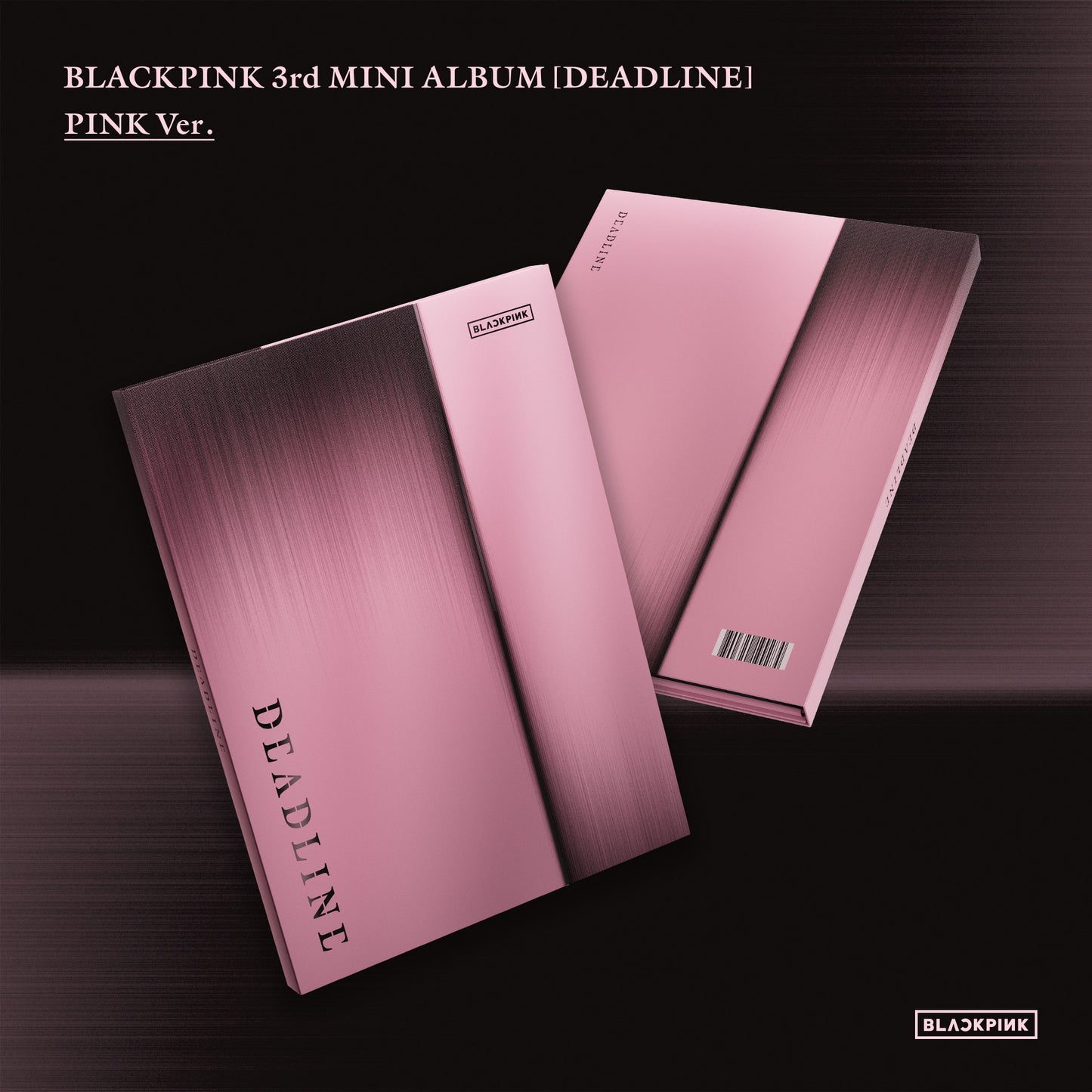BLACKPINK - DEADLINE album cover pink ver.