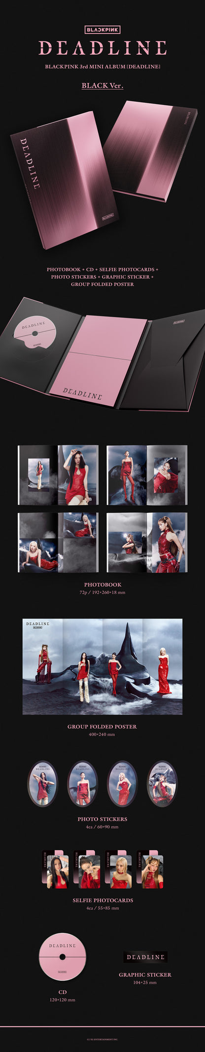 BLACKPINK - DEADLINE album contents and details