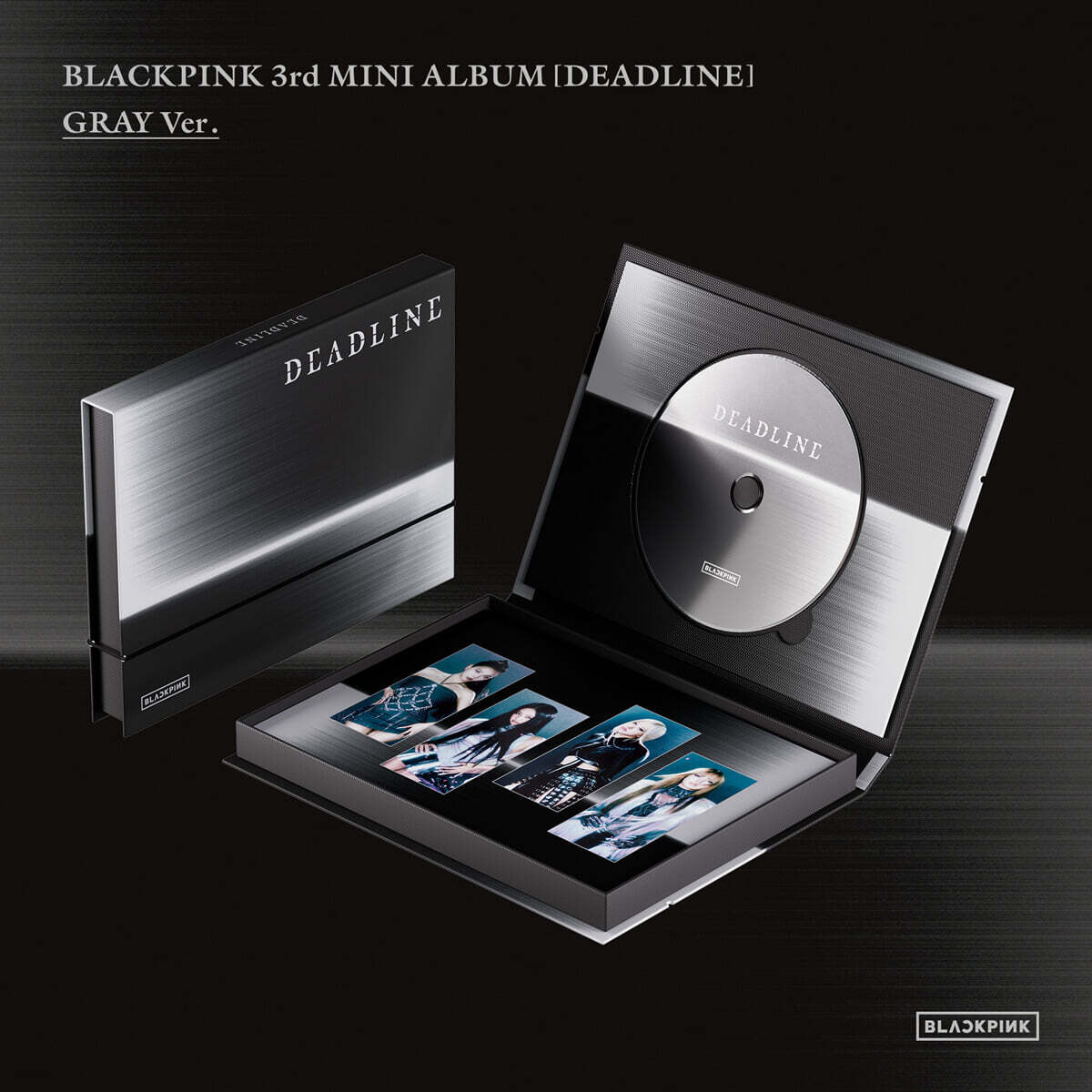 BLACKPINK - DEADLINE [GRAY Ver.] album cover