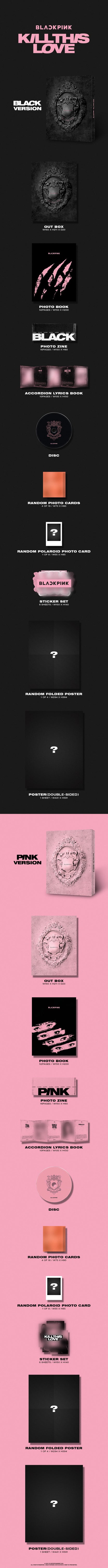 BLACKPINK - KILL THIS LOVE album contents and details