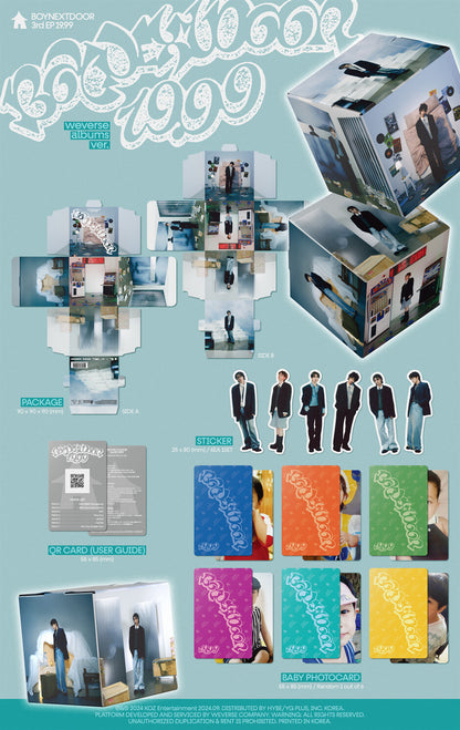 BOYNEXTDOOR - 3rd EP '19.99' [Weverse Albums ver.] album contents and details