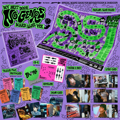 BOYNEXTDOOR - 4th EP 'No Genre' [Board Game ver.] album contents and details