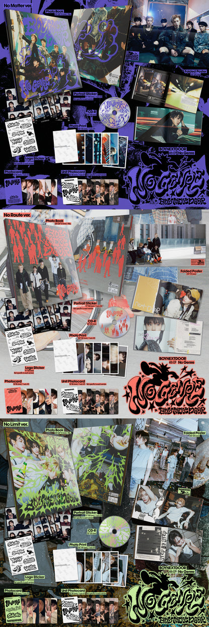 BOYNEXTDOOR - 4th EP 'No Genre' album contents and details