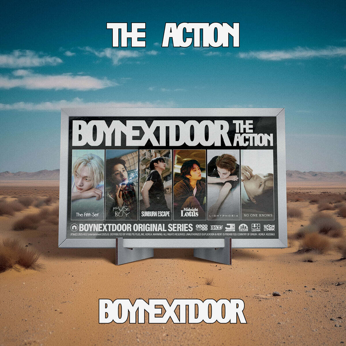 BOYNEXTDOOR - 5th EP 'The Action' [Frame ver.] album cover