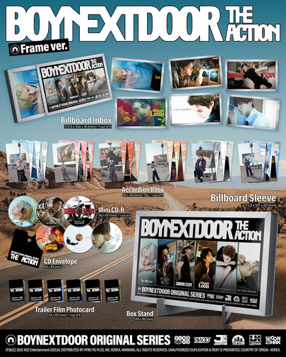 BOYNEXTDOOR - 5th EP 'The Action' [Frame ver.] album contents and details
