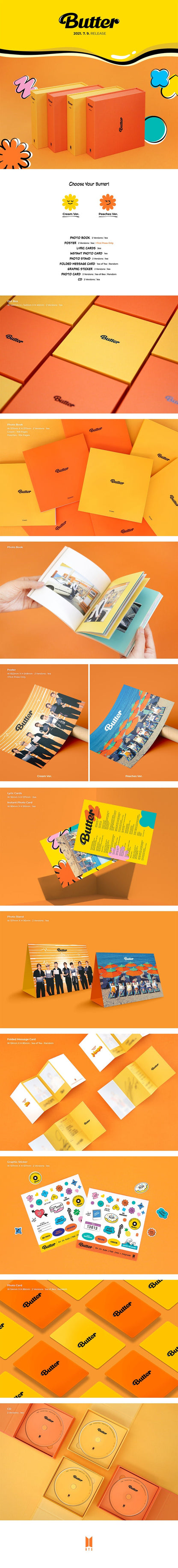 BTS - Butter album contents and details