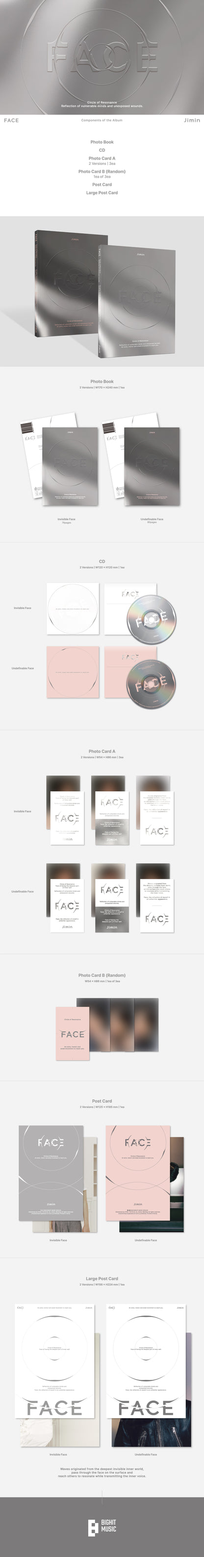 BTS - FACE album contents and details