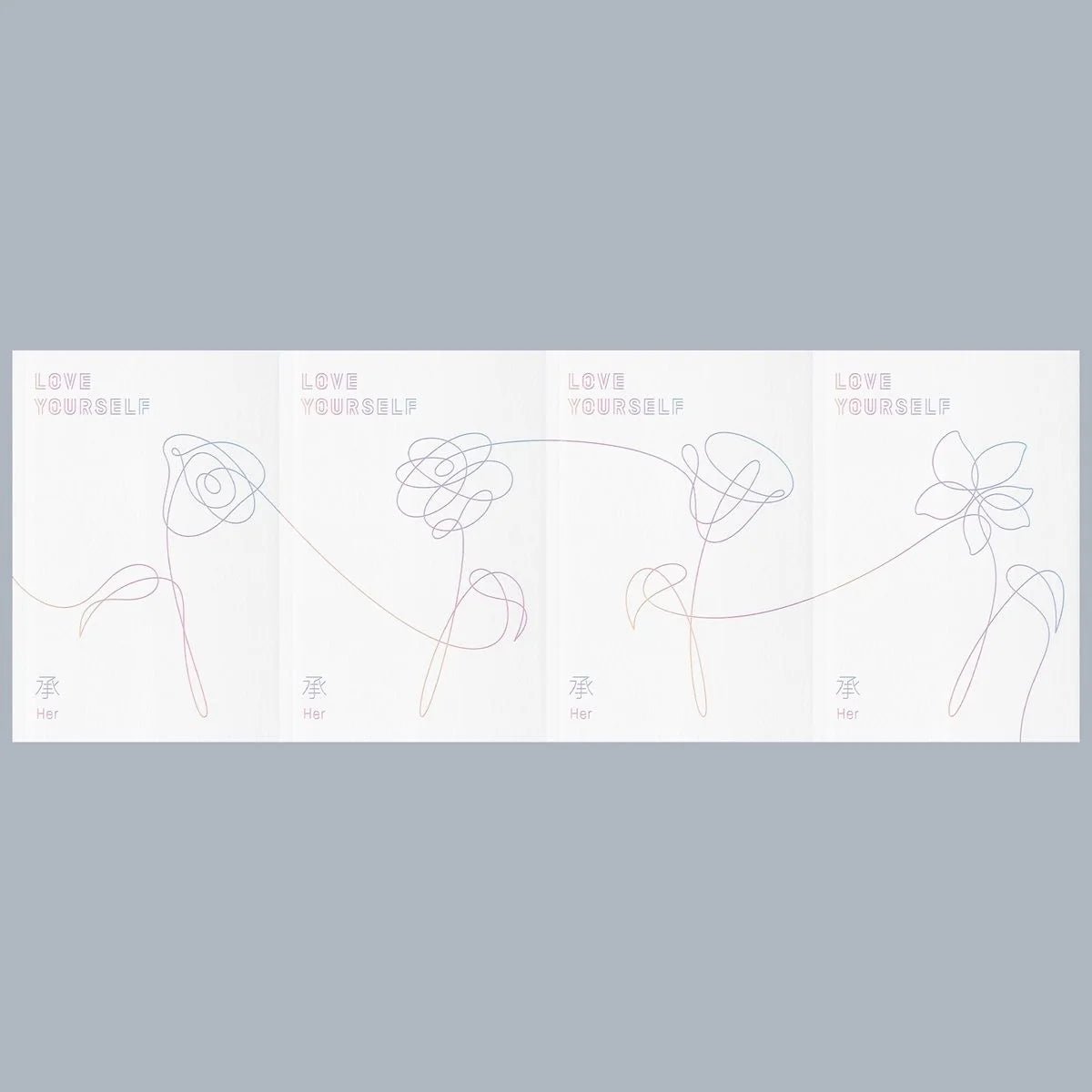 BTS - LOVE YOURSELF 承 'HER' album cover