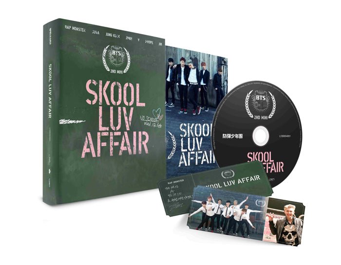 BTS - Skool Luv Affair album contents and details