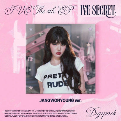 IVE - 4th EP 'IVE SECRET' (Digipack ver.) album — DIGIPACK WONYOUNG