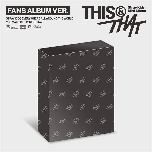 [PRE ORDER] Stray Kids THIS & THAT (FANS ALBUM VER.) 1